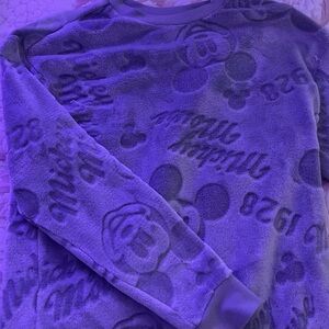 Purple Fleece Sweatshirt